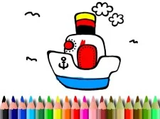 BTS Boat Coloring